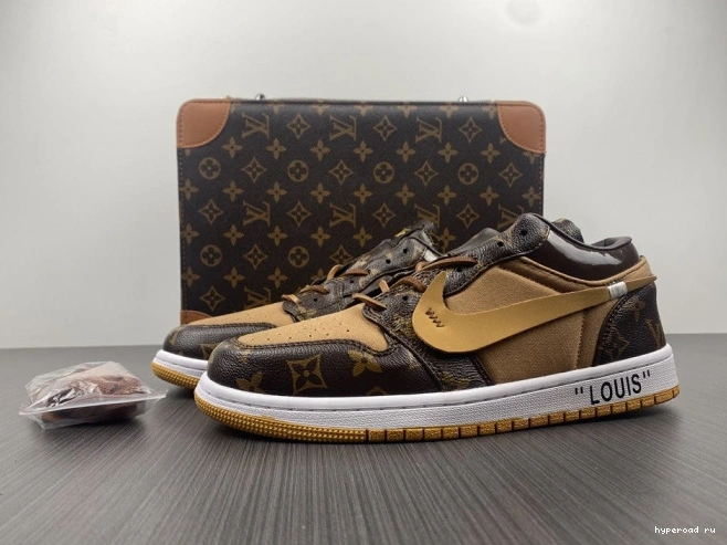 AJ1 Jordan OW 1 LOW Off-Louis Air x 0607